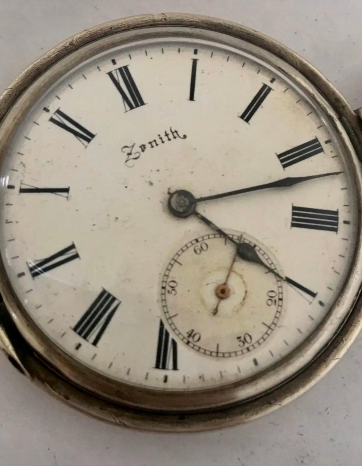 old silver watch