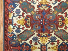 Zabihi Collection Antique Zeychour Caucasian Kuba Rug