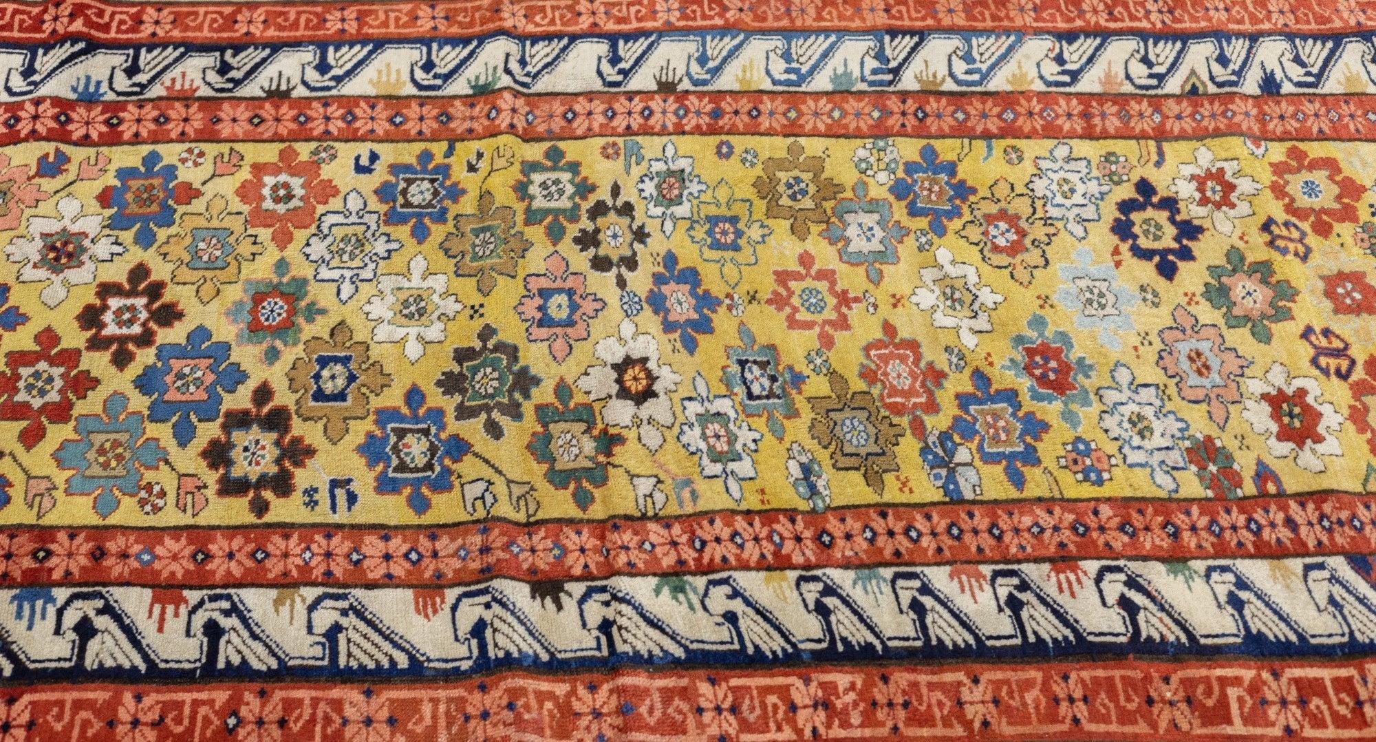 Antiker Zeyhour-Teppich 3'3'' x 8'4'' (Kaukasisch) im Angebot