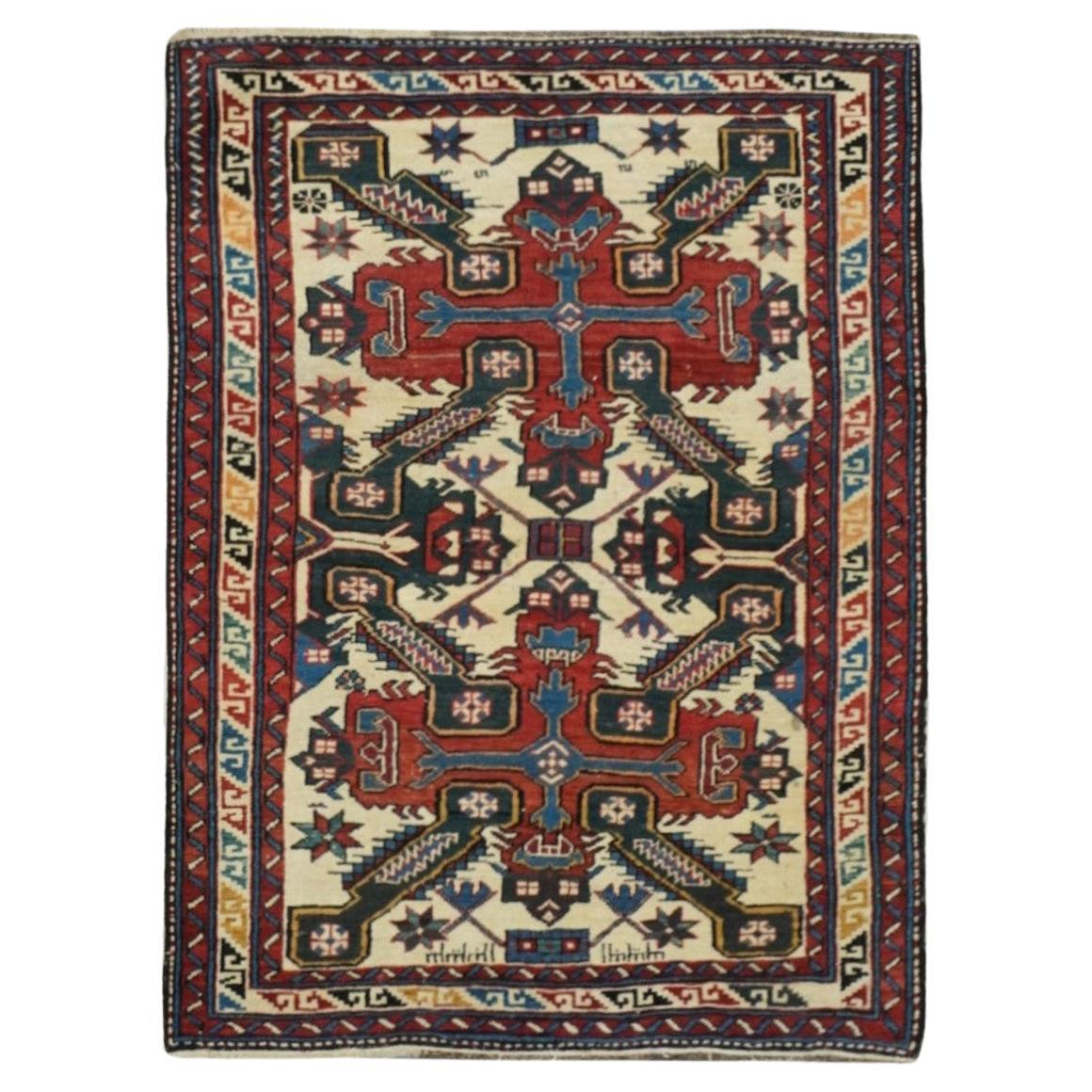 Antique Zeyhur Rug 3' x 3'11''