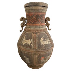 Vase funéraire antique de la Dynasty Zhou