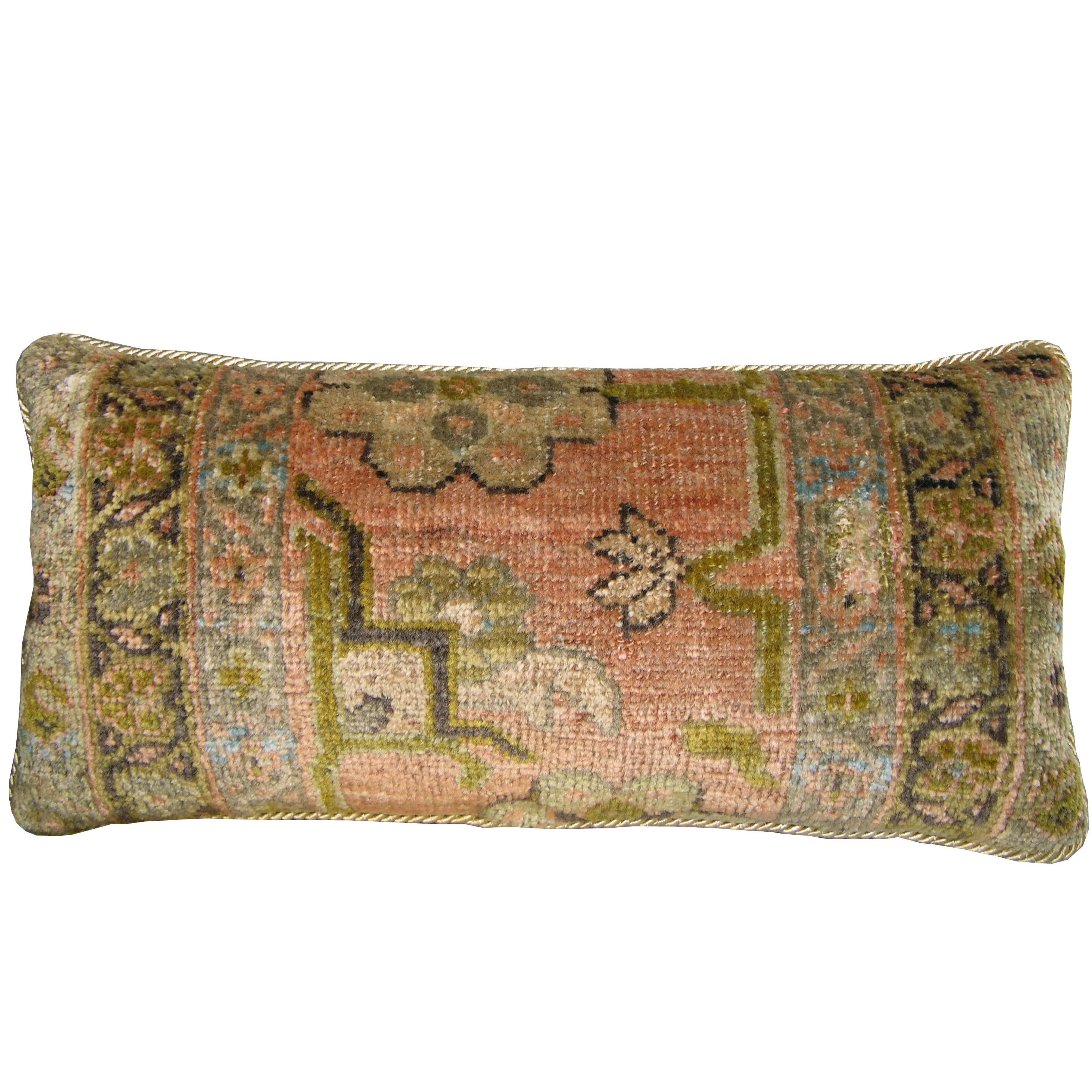 Antique Ziegler Carpet Pillow, circa 1880 1544p For Sale