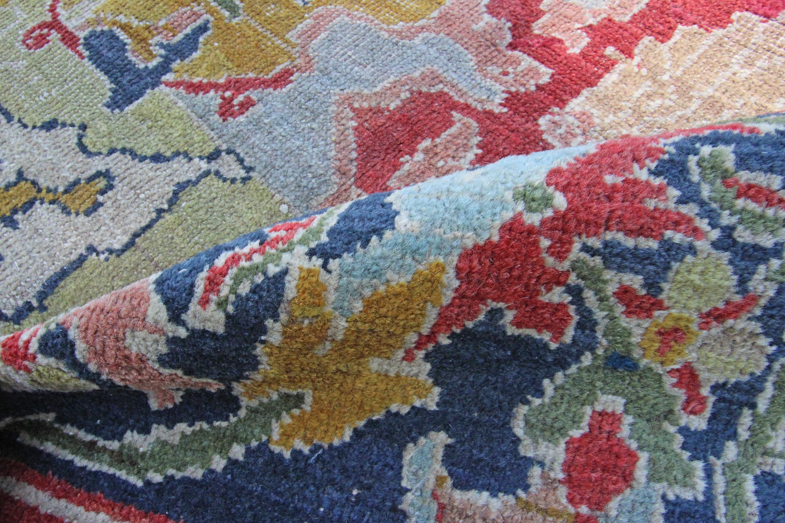 Antique Ziegler Carpet, Rare 17th Century Polonaise Design For Sale 7
