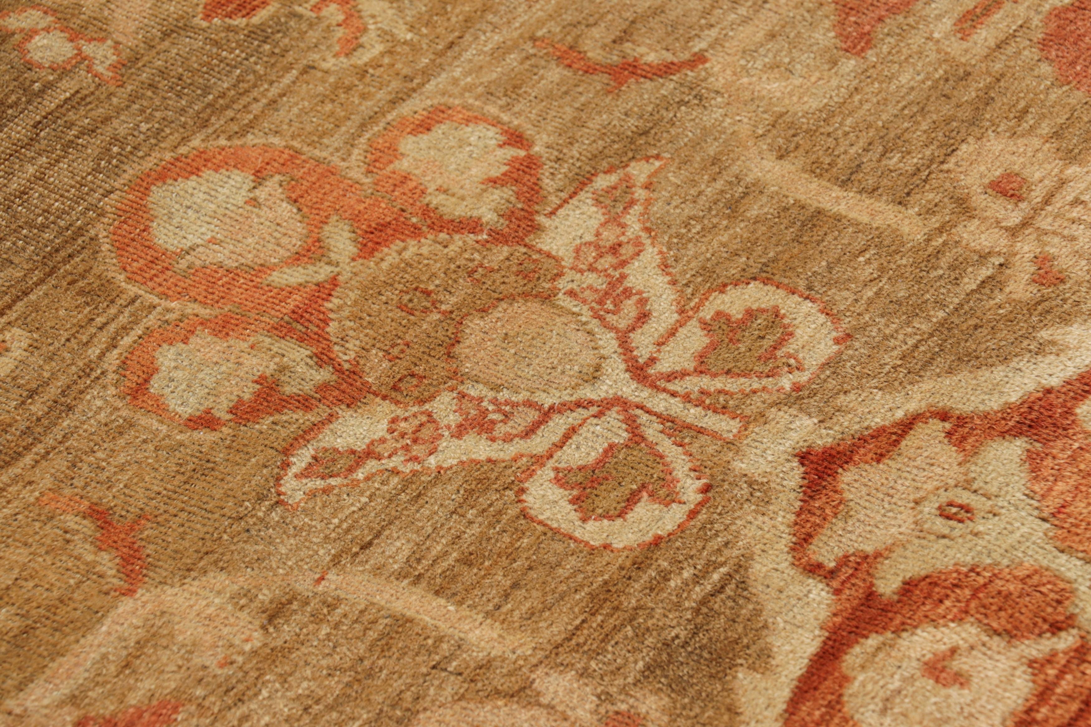 Lana Antico tappeto quadrato persiano Sultanabad Rugs, medaglione floreale - Rug & Kilim in vendita