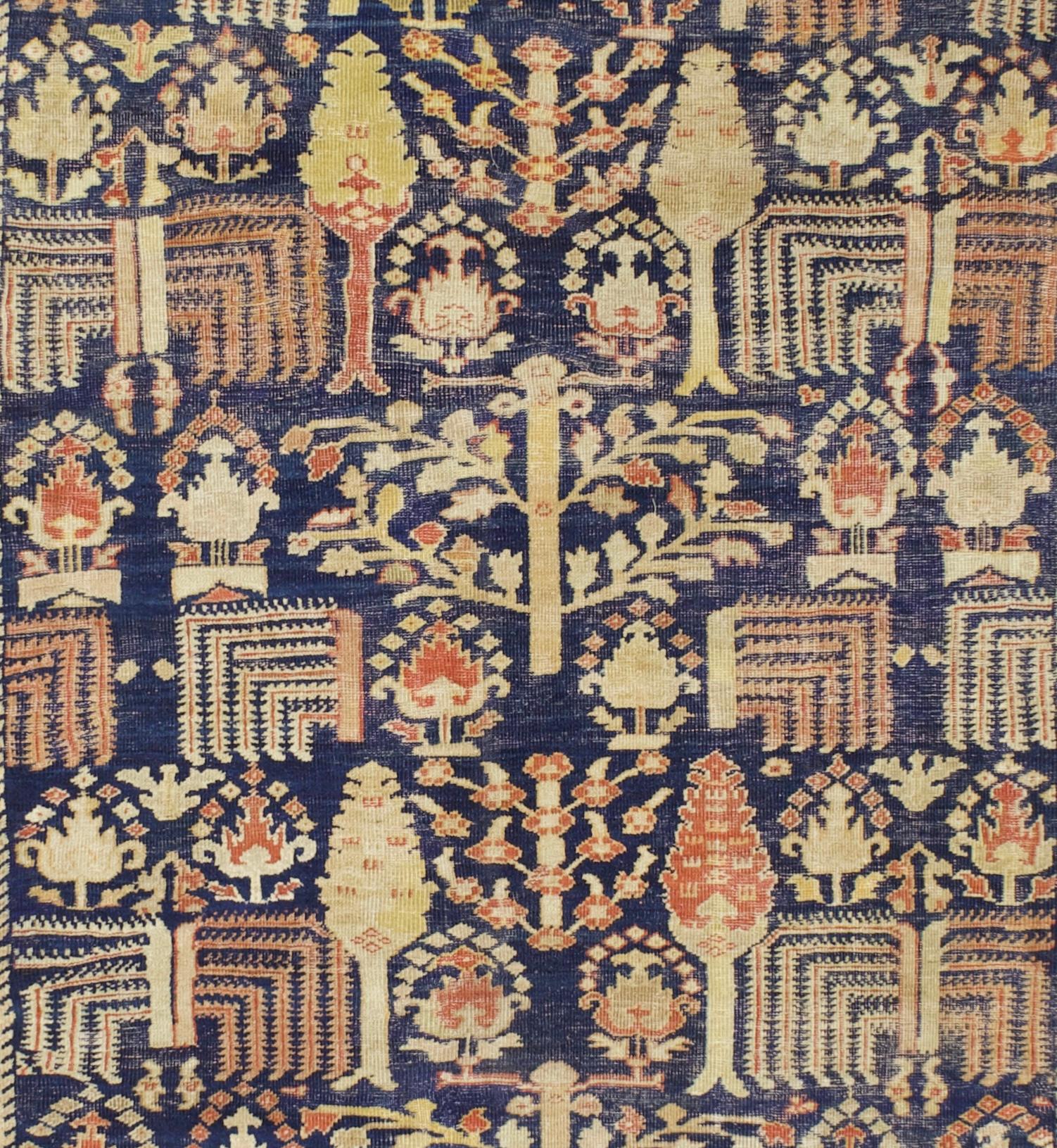 Antiker ZIGLER Mahal Teppich 8'11 x 10'5 (Persisch) im Angebot