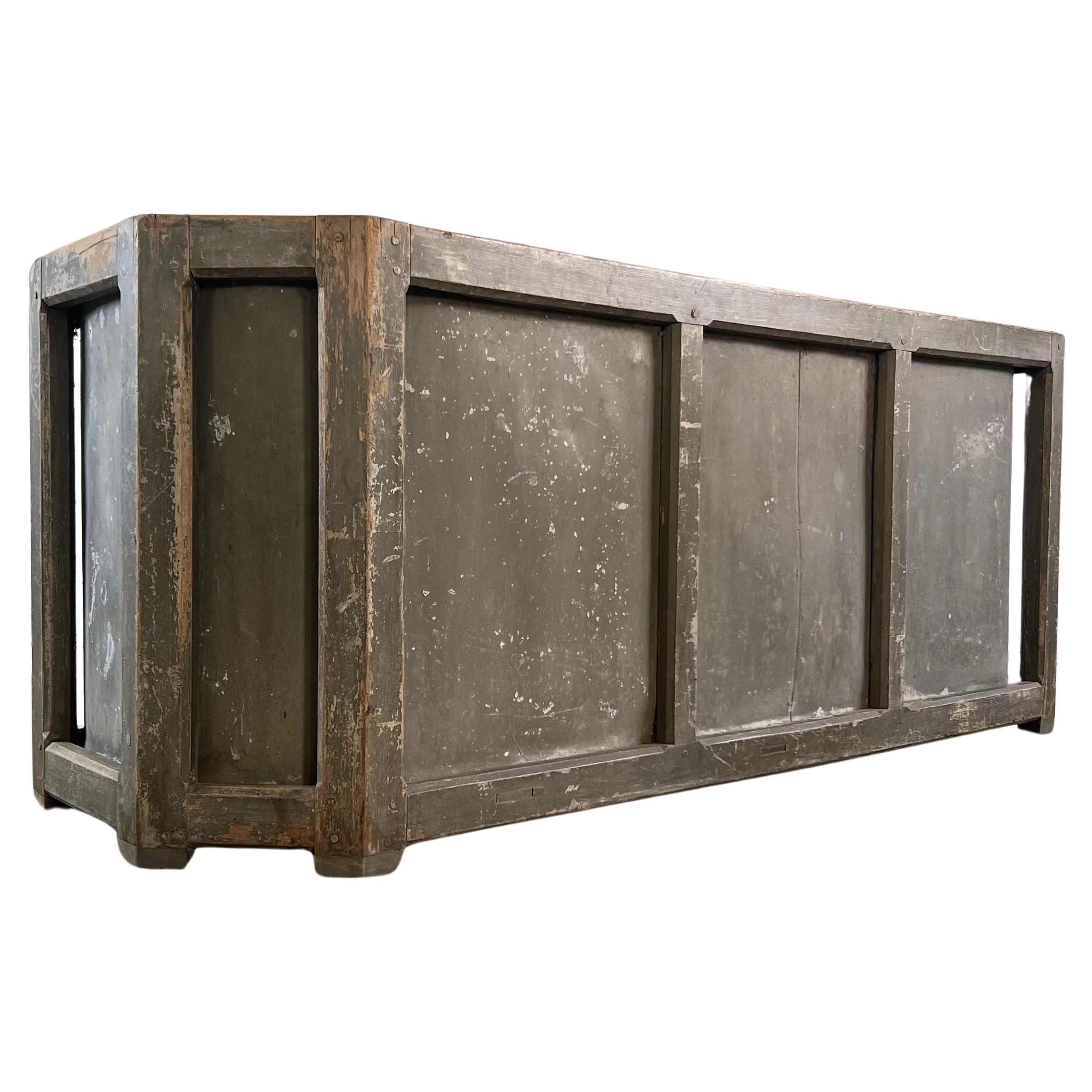 Antique Zinc Bath For Sale