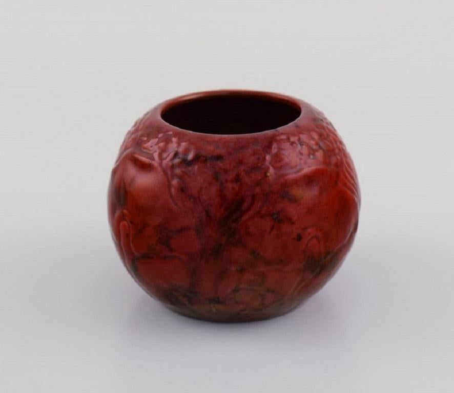 Hongrois Vase ancien Art Nouveau de Zsolnay en grès émaillé, début du 20ème siècle en vente