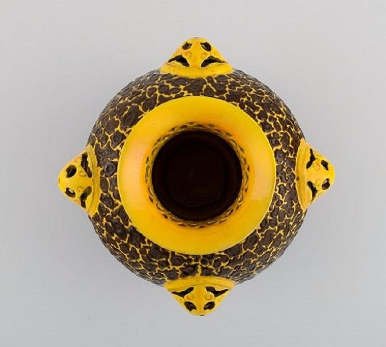 Antique Zsolnay Vase in Openwork Glazed Ceramics, 18821885, Museum Quality For Sale at 1stDibs