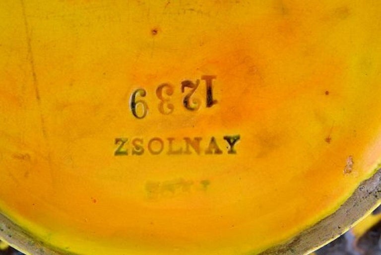 Antique Zsolnay Vase in Openwork Glazed Ceramics, 18821885, Museum Quality For Sale at 1stDibs