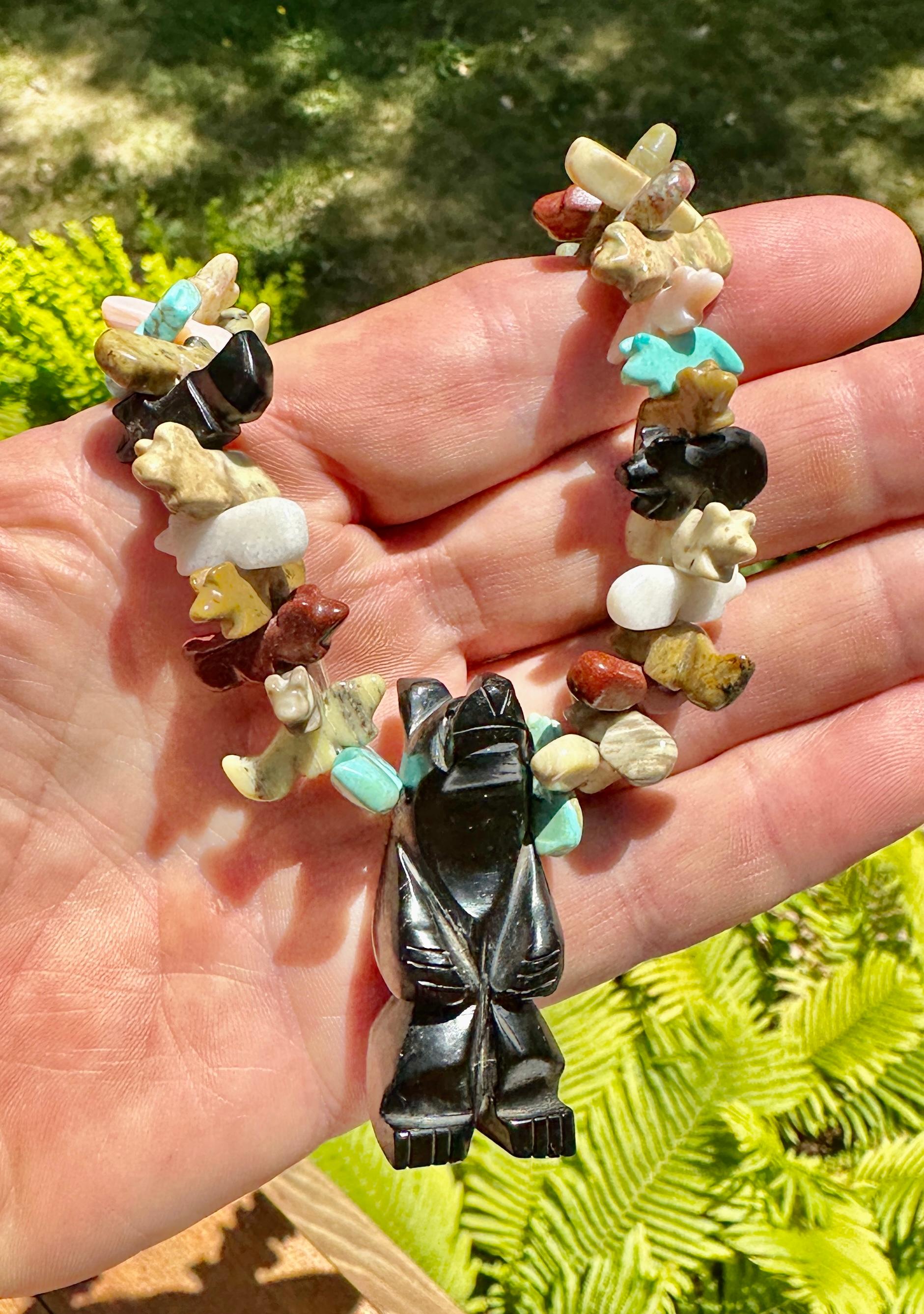 zuni bear beads