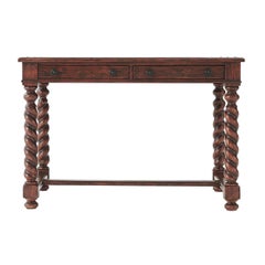 Antiqued 17th Century Style Writing Table