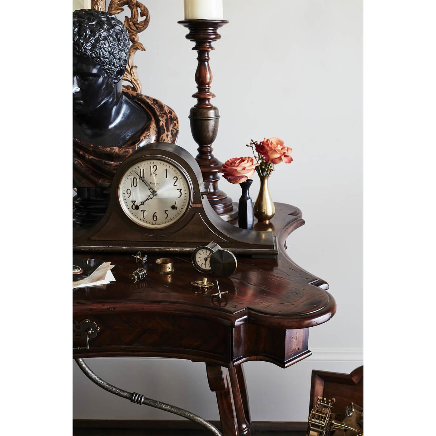 Vietnamese Antiqued Mahogany Writing Table For Sale