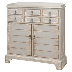 Antiqued Painted Country Chest