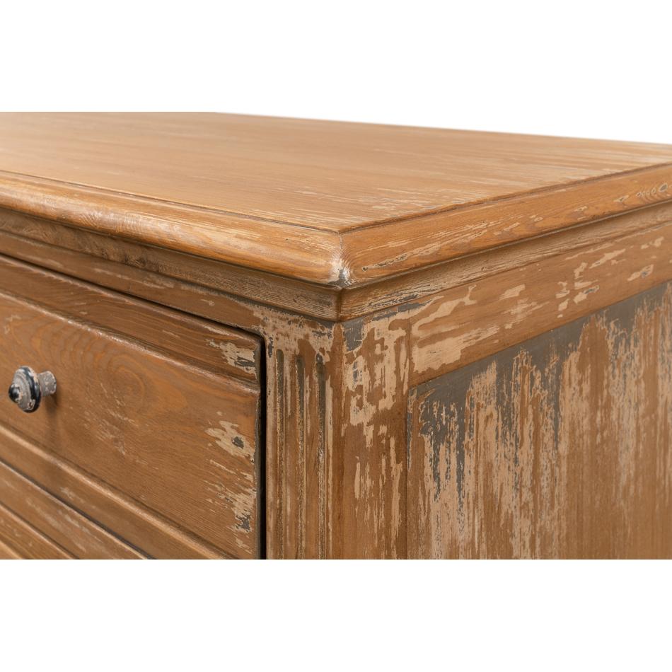 Antiqued Pine Provincial Dresser For Sale 2