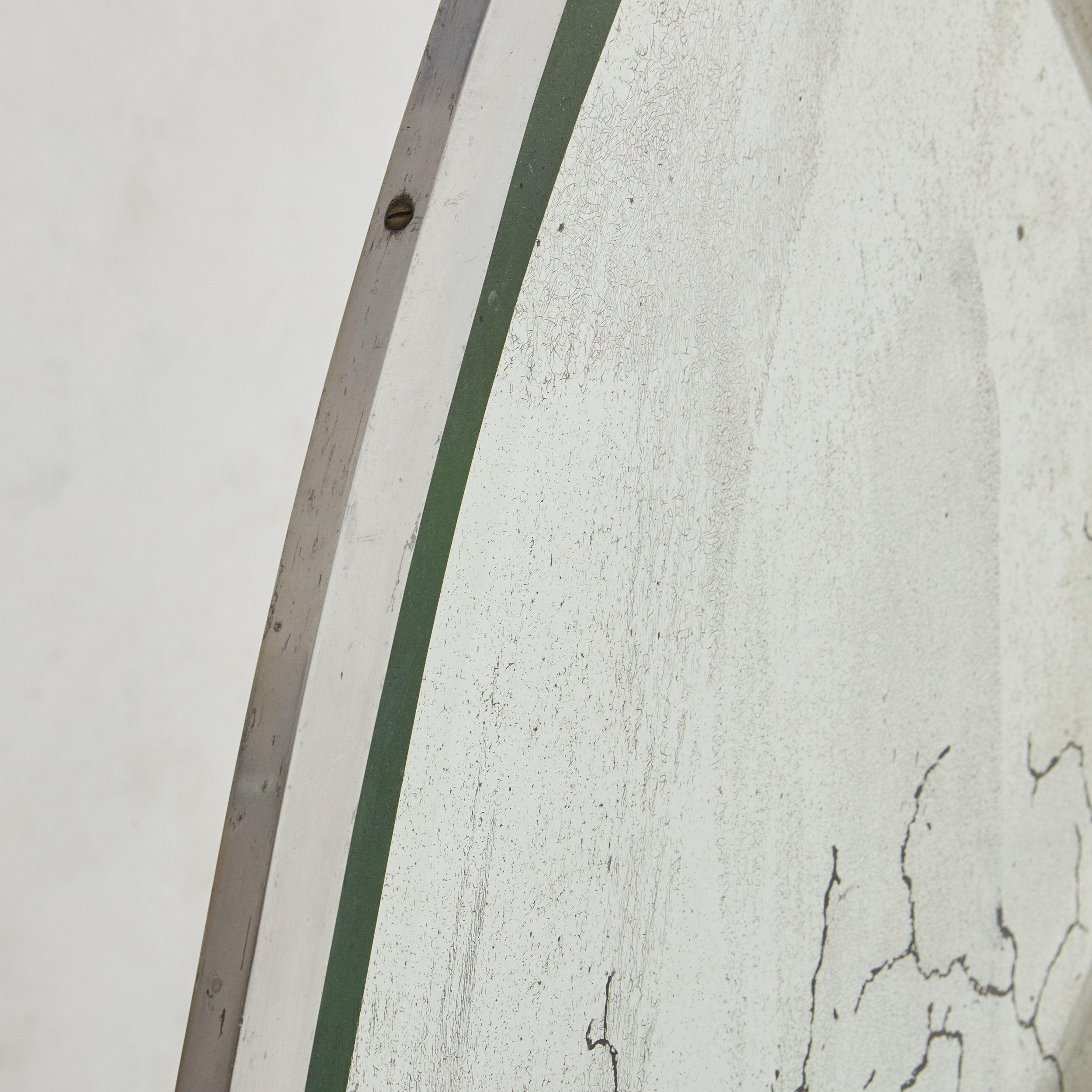 Antiqued Silver Mercury Glass Freestanding Floor Mirror, France 1930s 1