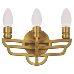 Antiqued Solid Brass Adelphi Outdoor Wall Sconce by Elisterno