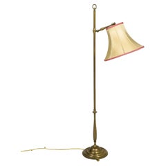 Antiqued Solid Brass Floor Lamp