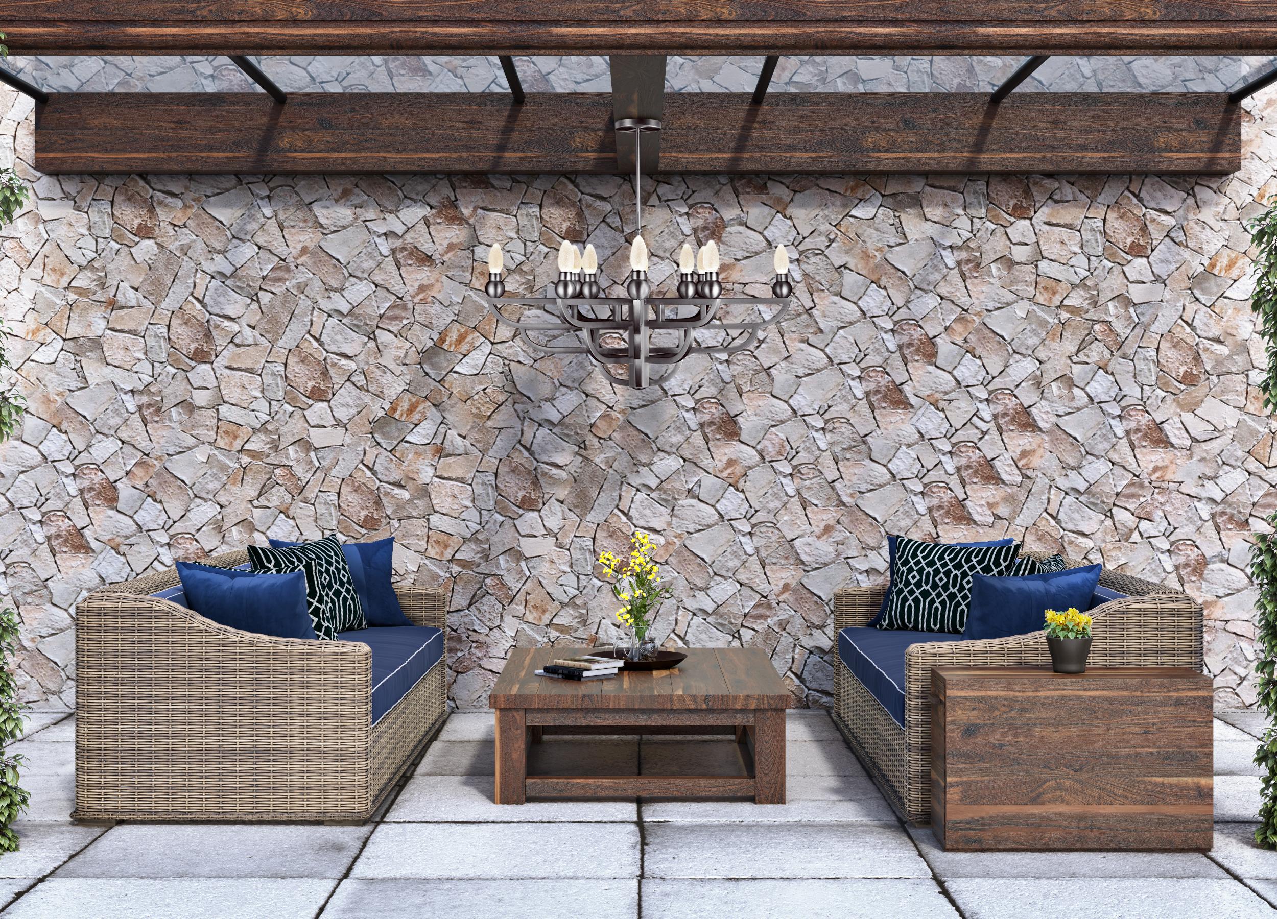 Antiqued Stainless Steel Adelphi Outdoor Chandelier by Elisterno In New Condition For Sale In City Of Industry, CA