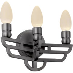 Antiqued Stainless Steel Adelphi Outdoor Wall Sconce by Elisterno