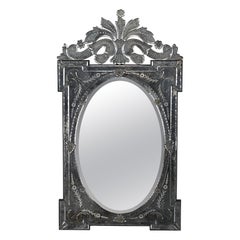 Miroir vénitien ancien, années 1960