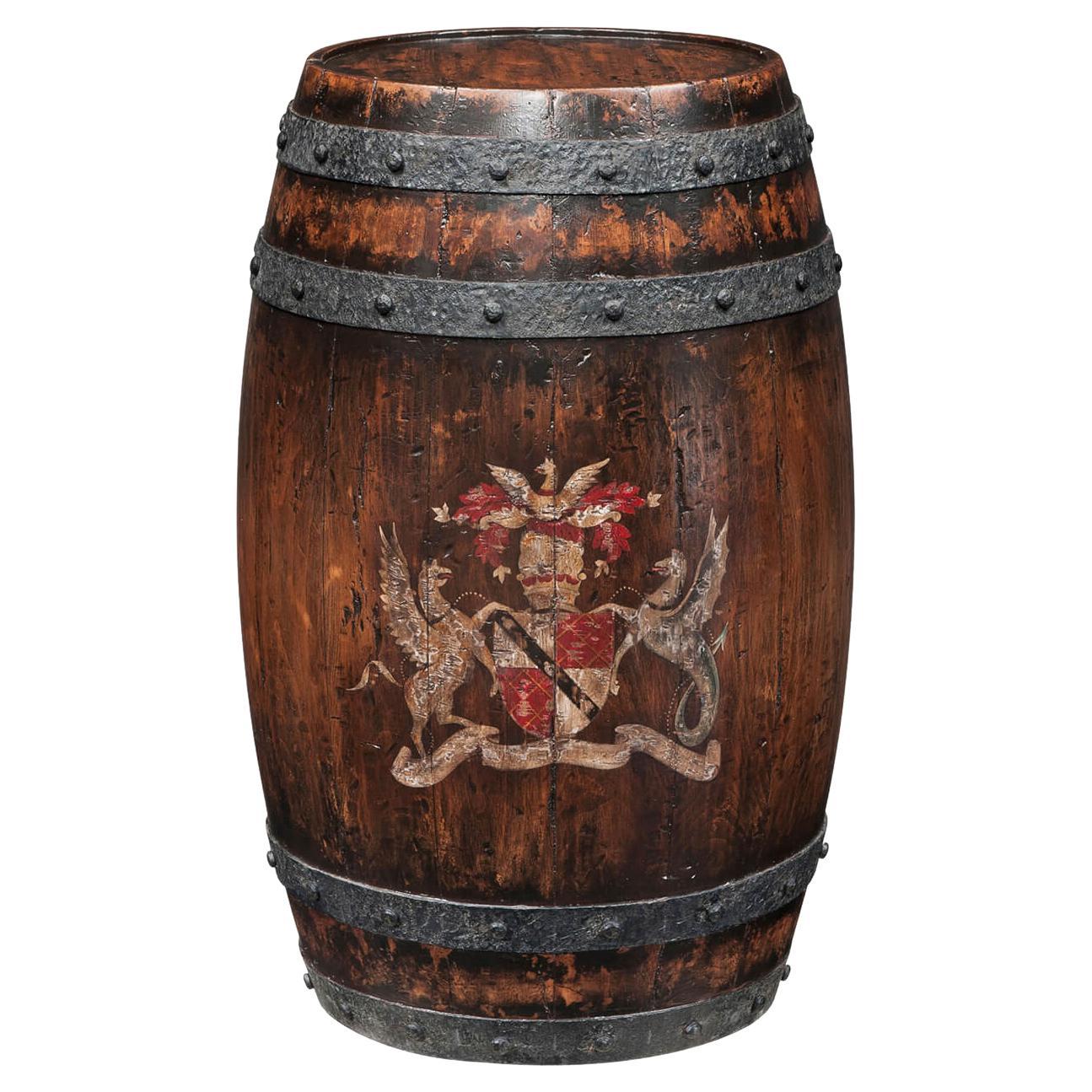 Antiquities Barrel Akzent Tisch aus Holz