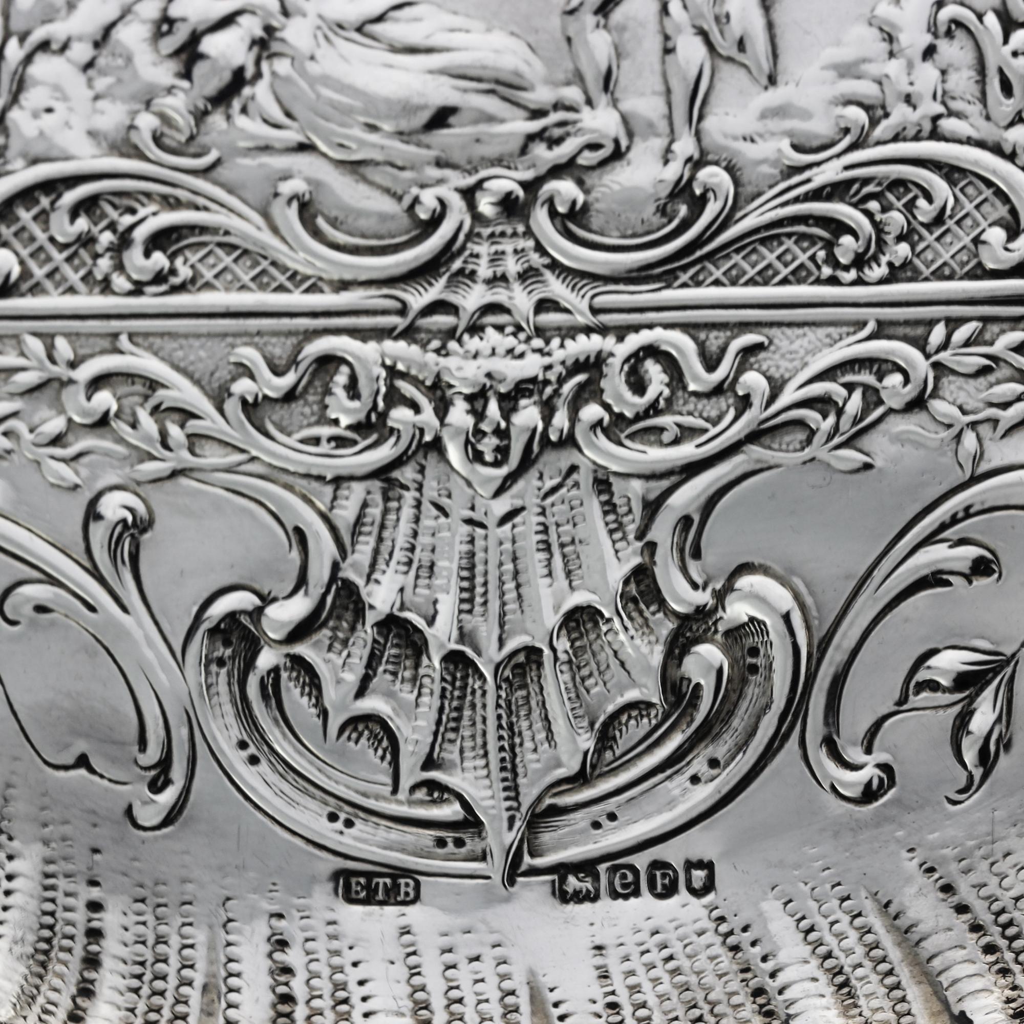 Antiques 930, Continental Sterling Silver Sideboard Dish 3