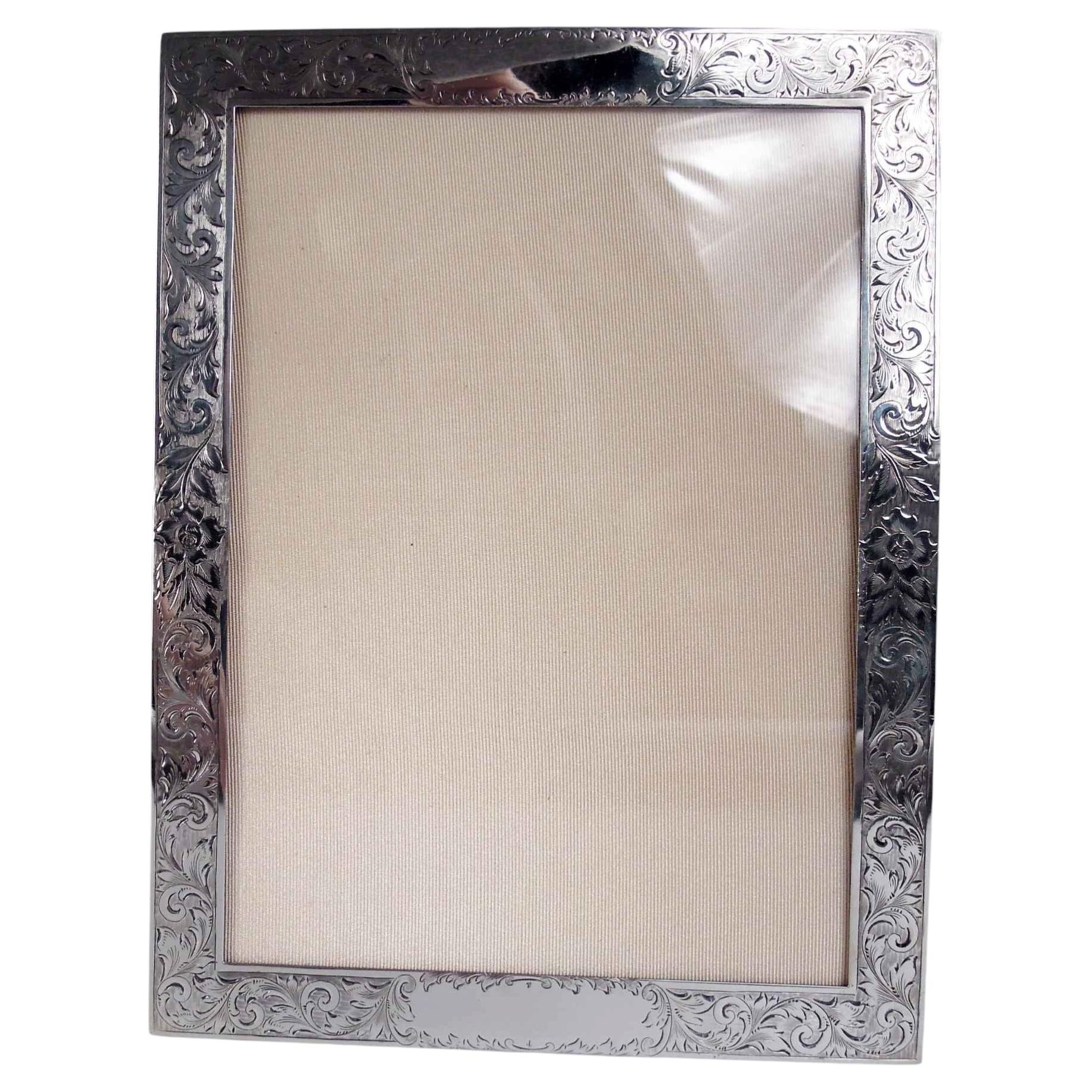 Antiques Birks Edwardian Classical Sterling Silver Picture Frame