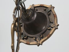 Antiques Brass Chandelier in the Arts & Craft Style