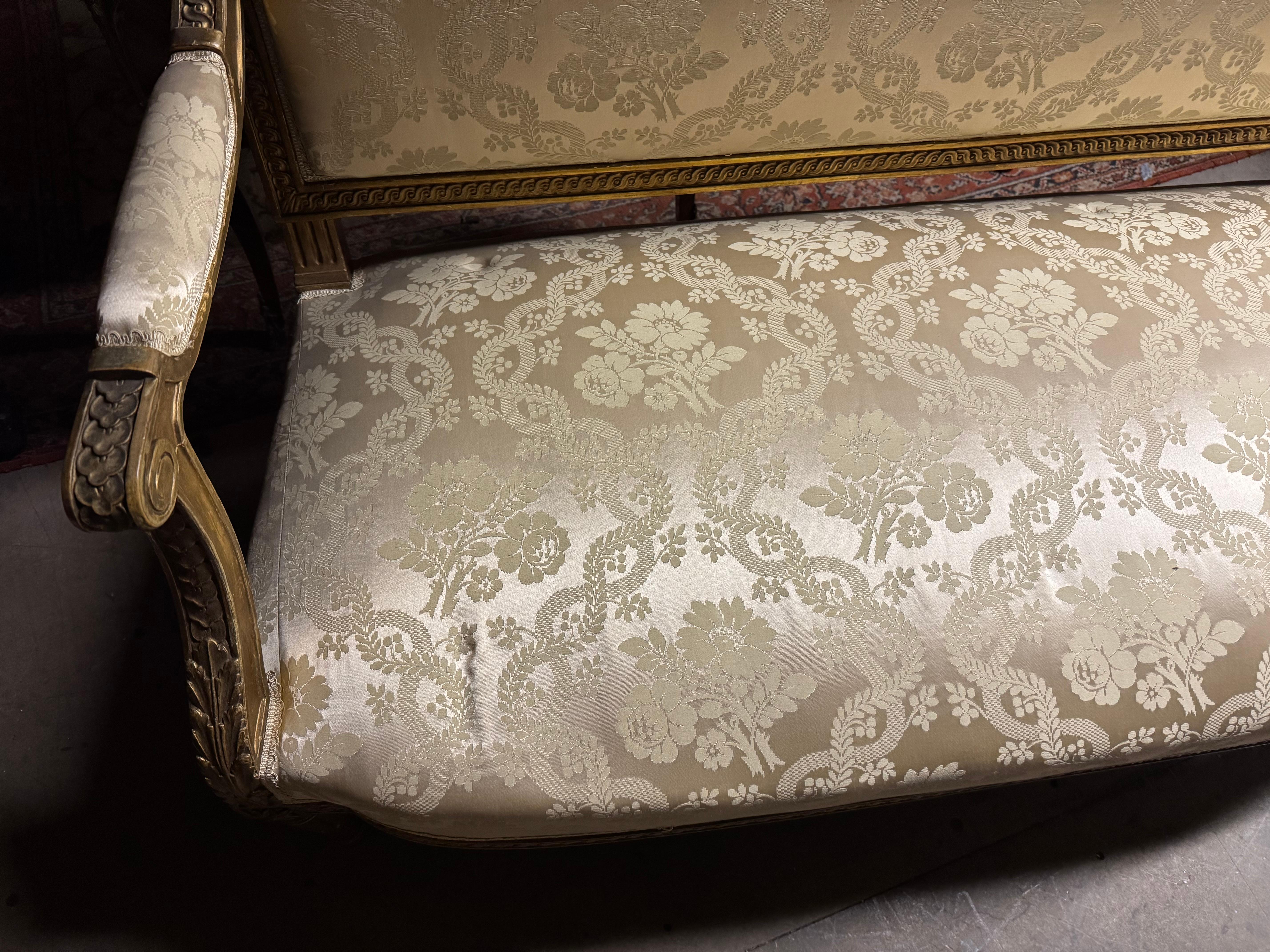 French Antiques Giltwood sofas For Sale