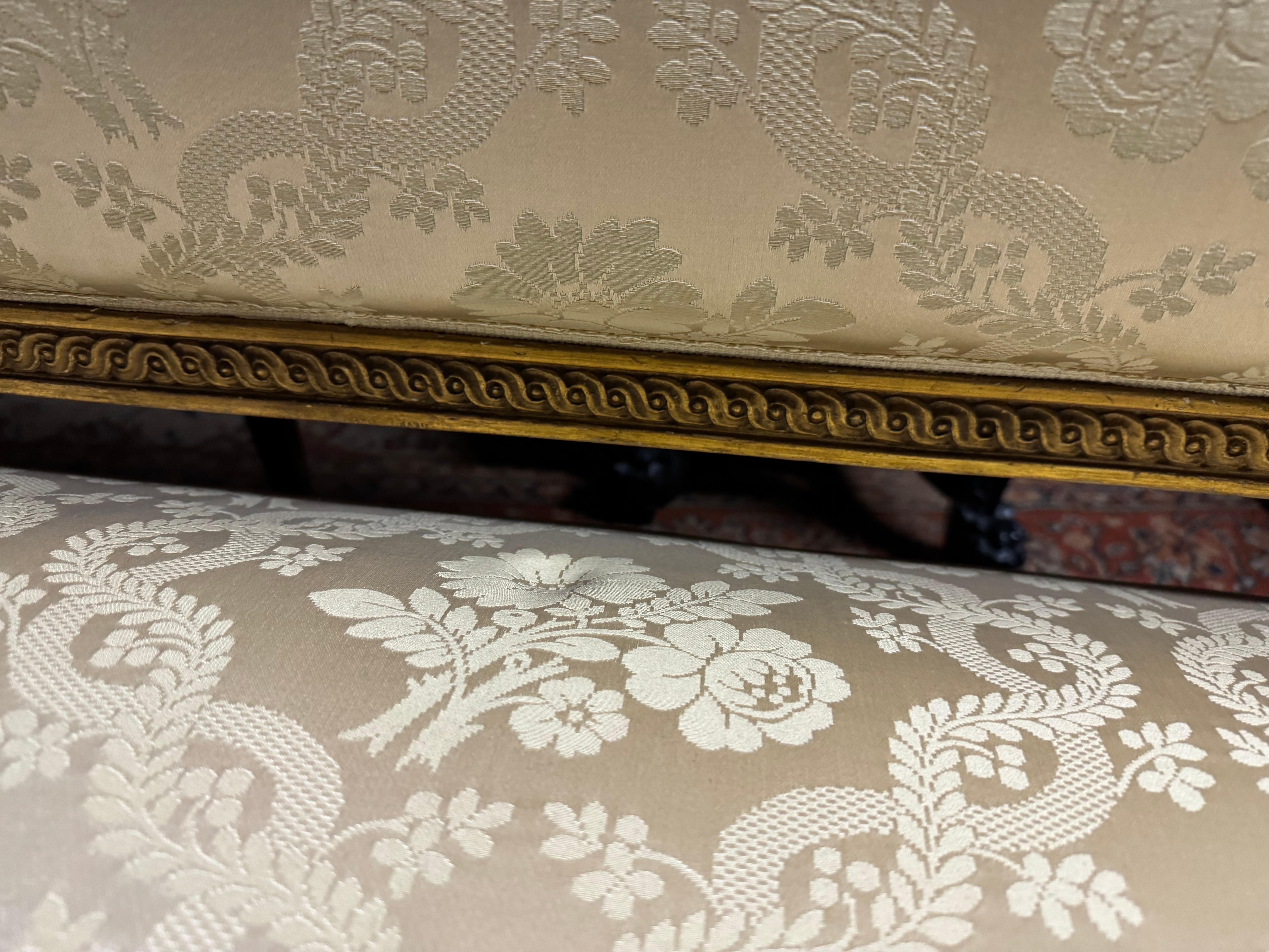 Early 20th Century Antiques Giltwood sofas For Sale