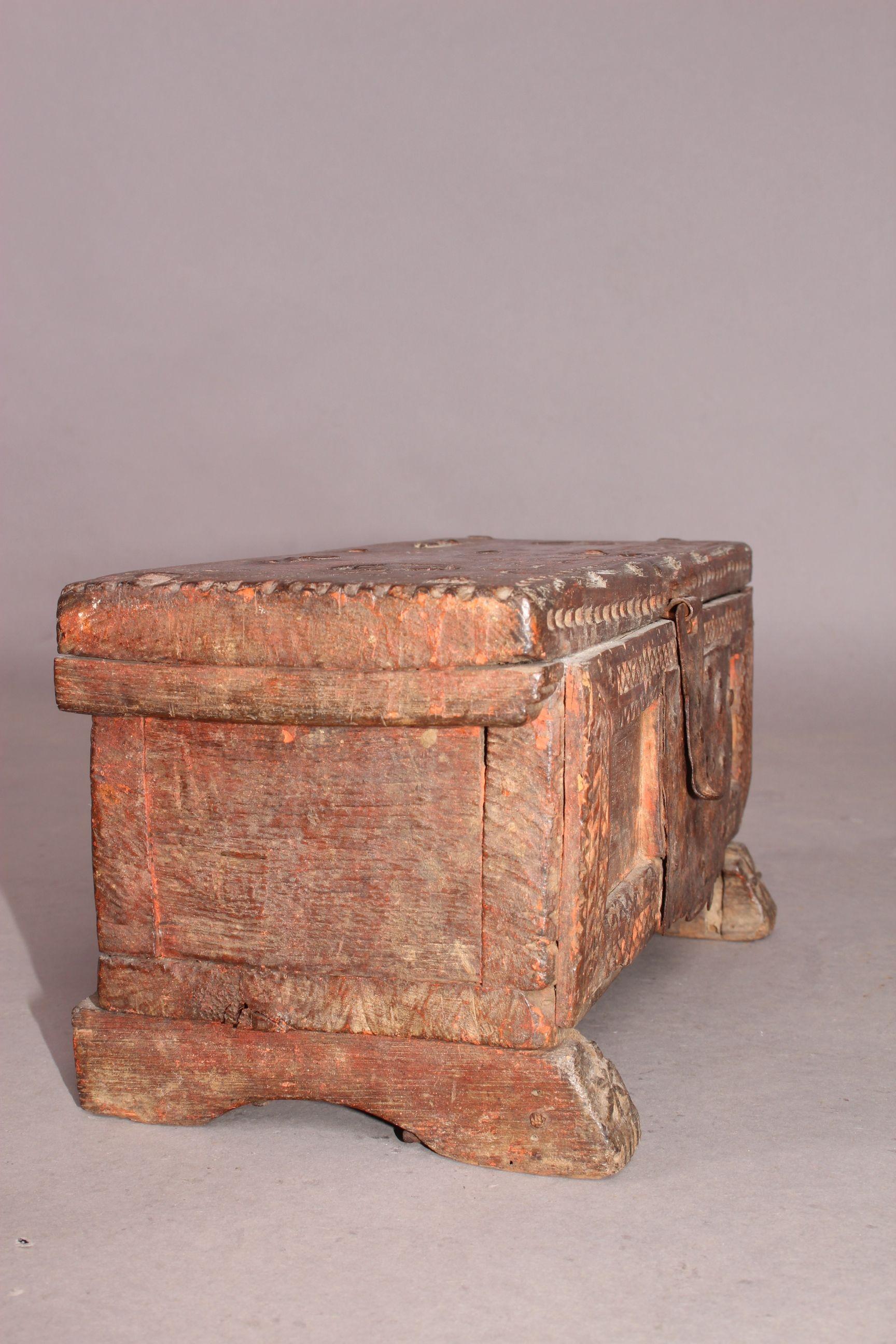 Antiques Small Spanish Trunk For Sale 2