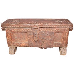 Antiques Small Spanish Trunk