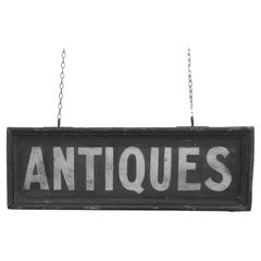 Retro Antiques Trade Sign - Formerly of London's Portobello Road