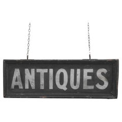 Vintage Antiques Trade Sign - Formerly of London's Portobello Road