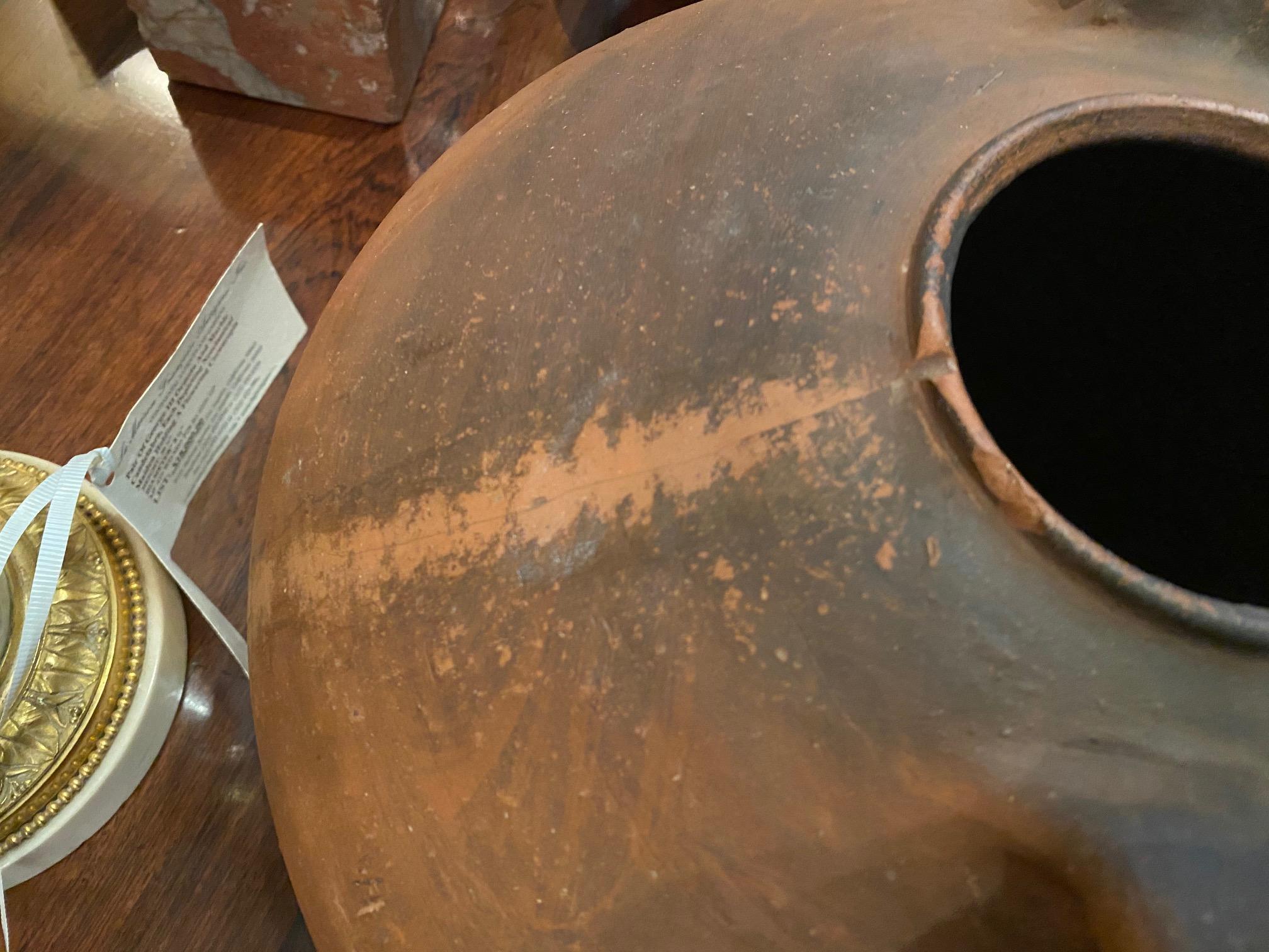 Antiquitäten Wasserhalter Keramik Handmade Krug Vase Tafelaufsatz Los Angeles CA im Angebot 3