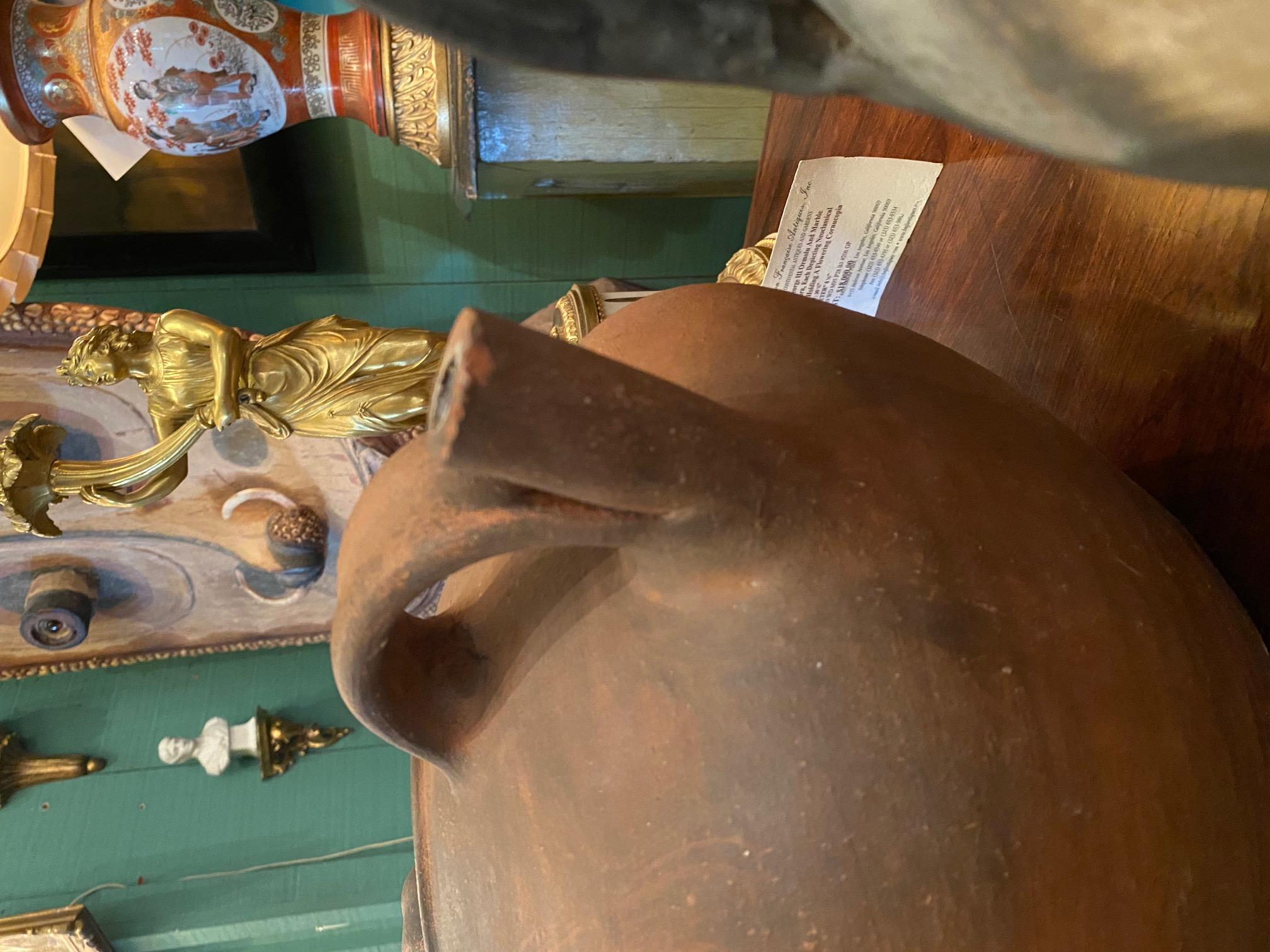 Antiques, poterie artisanale, vase, centre de table, Los Angeles, CA en vente 9