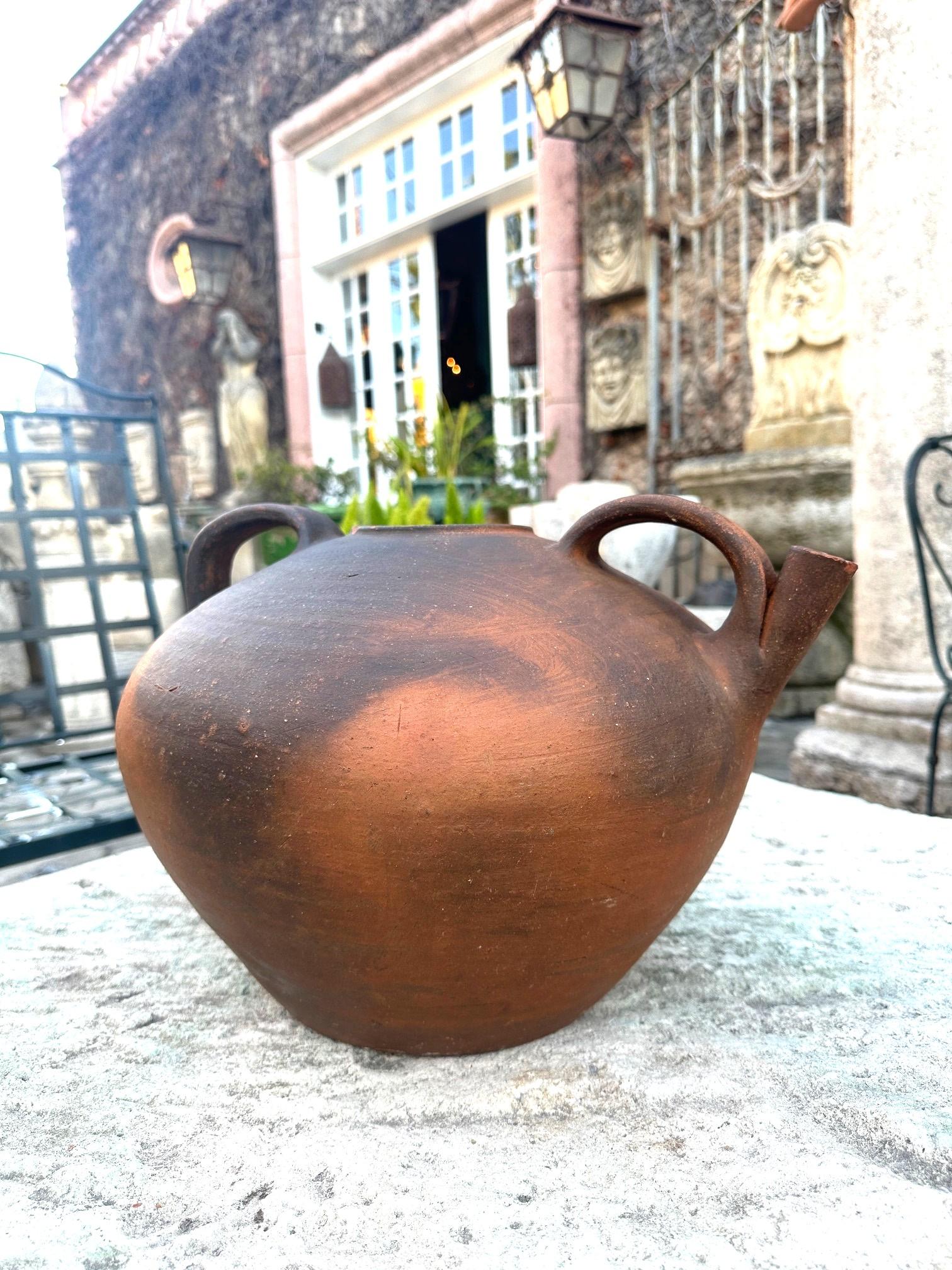 Antiques, poterie artisanale, vase, centre de table, Los Angeles, CA en vente 3