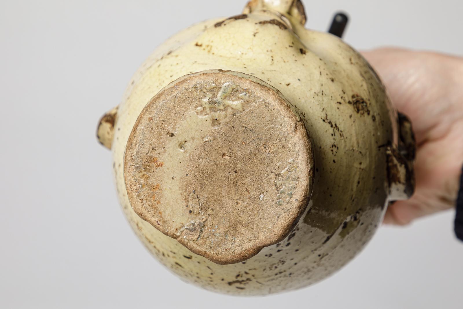 Ancien vase ou cruche à tête de femme sicilienne peint du XIXe siècle, 1850 en vente 2