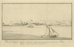 Antiquities of Luxor (Ancient Thebes), Norden Egypt Engraving, 1755
