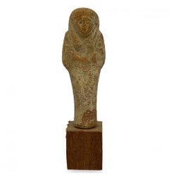 Antique Egyptian Terracotta Faience Ushabti C.664-332 BC - Ptolemaic Period