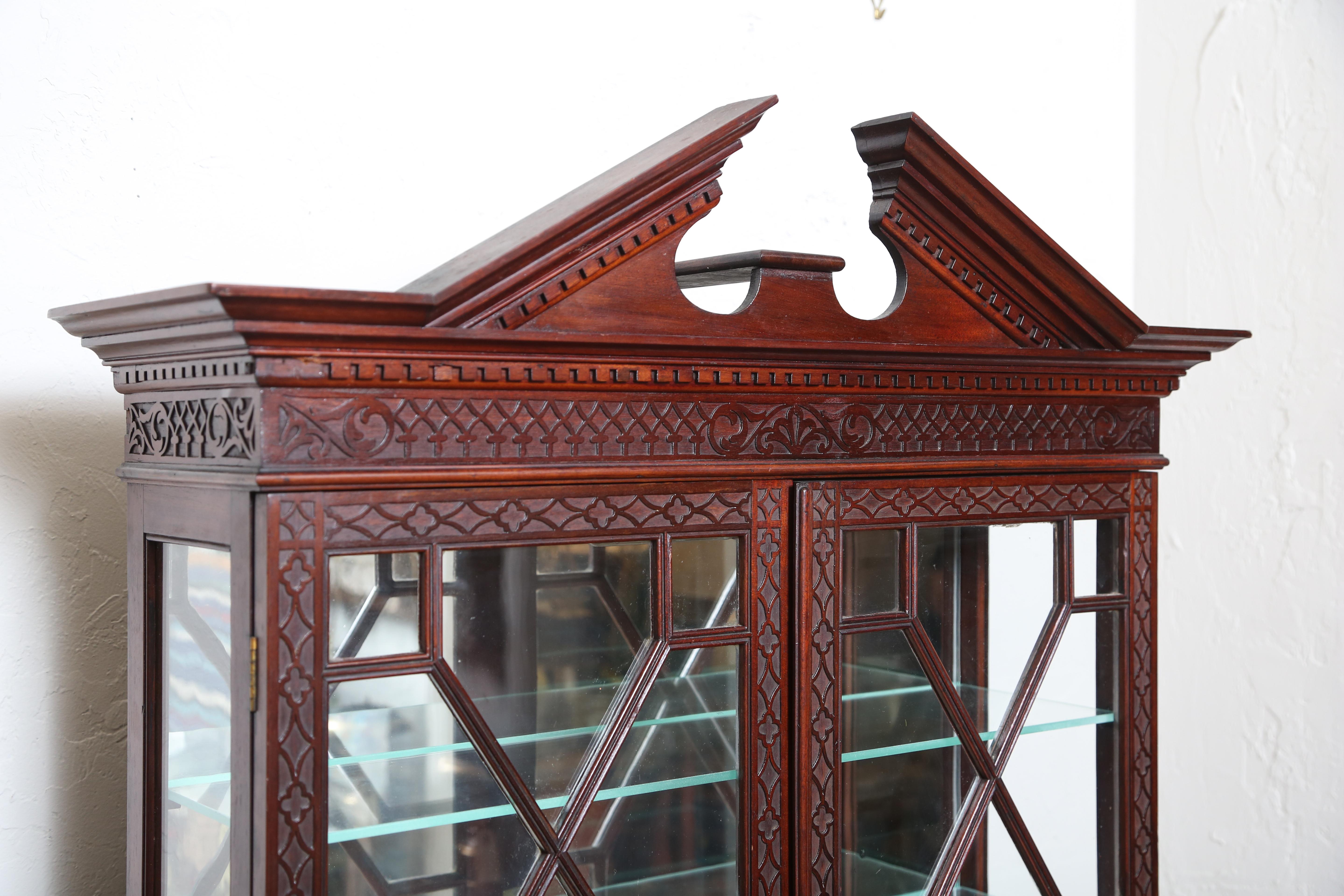 chippendale china cabinet