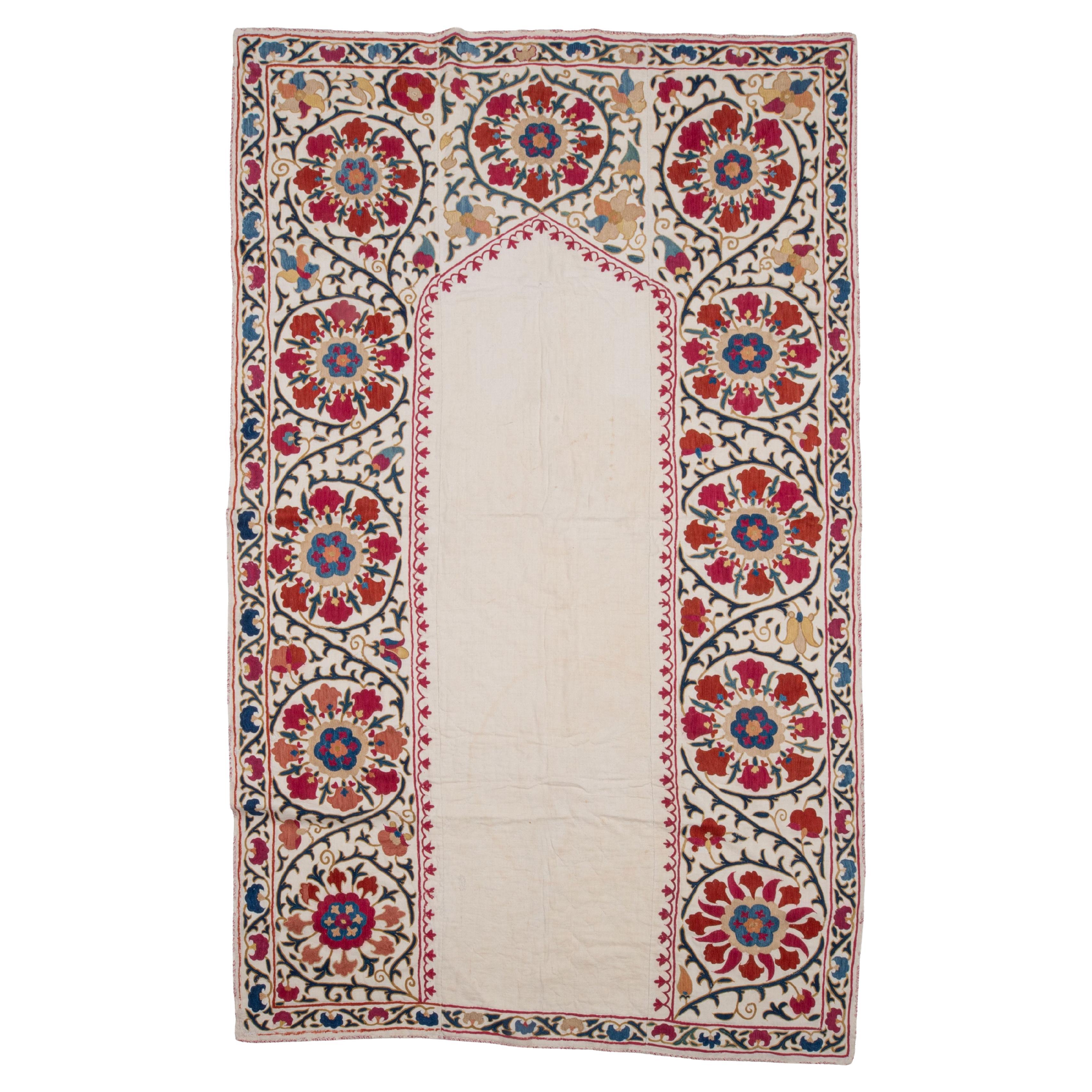 Antiue Suzani from Bukhara Uzbekistan, 19th C.