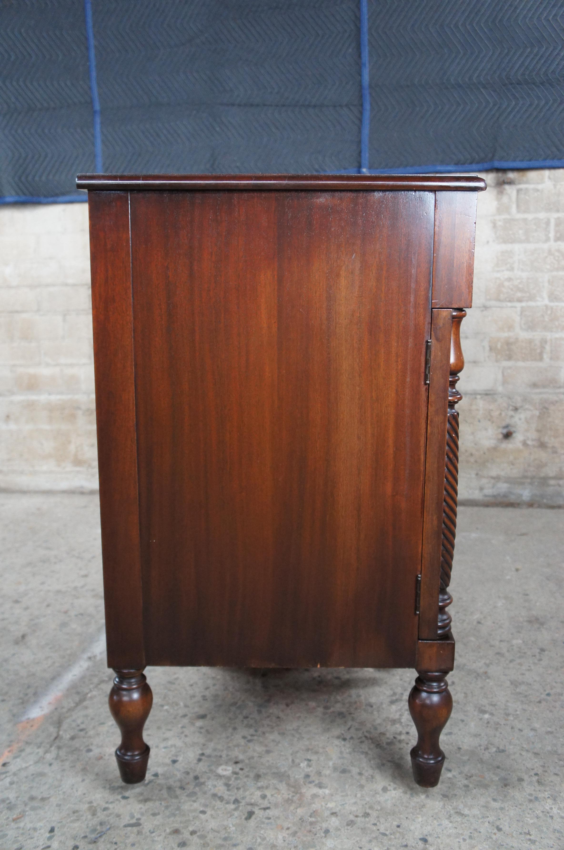 Antiuqe Berkey & Gay American Empire Crotch Mahogany Buffet Sideboard Server 7