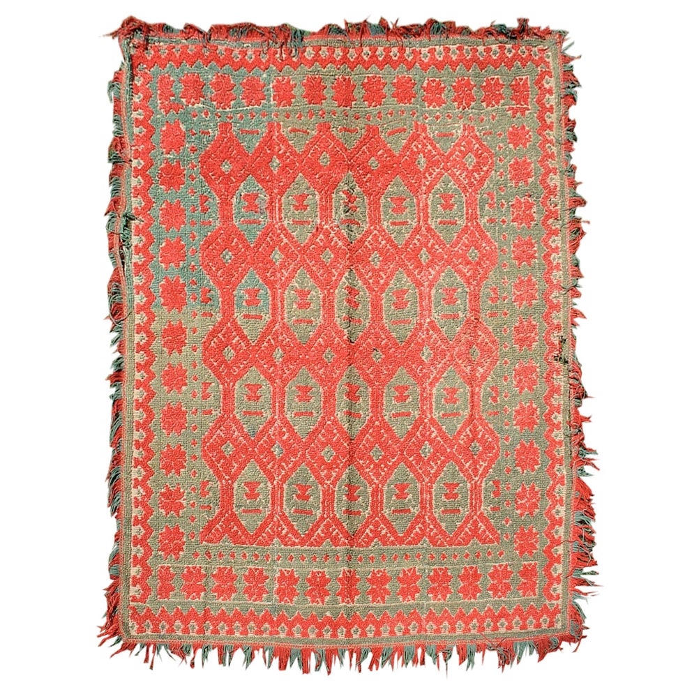 Alfombra Alpujara Española Antigua, Siglo XIX