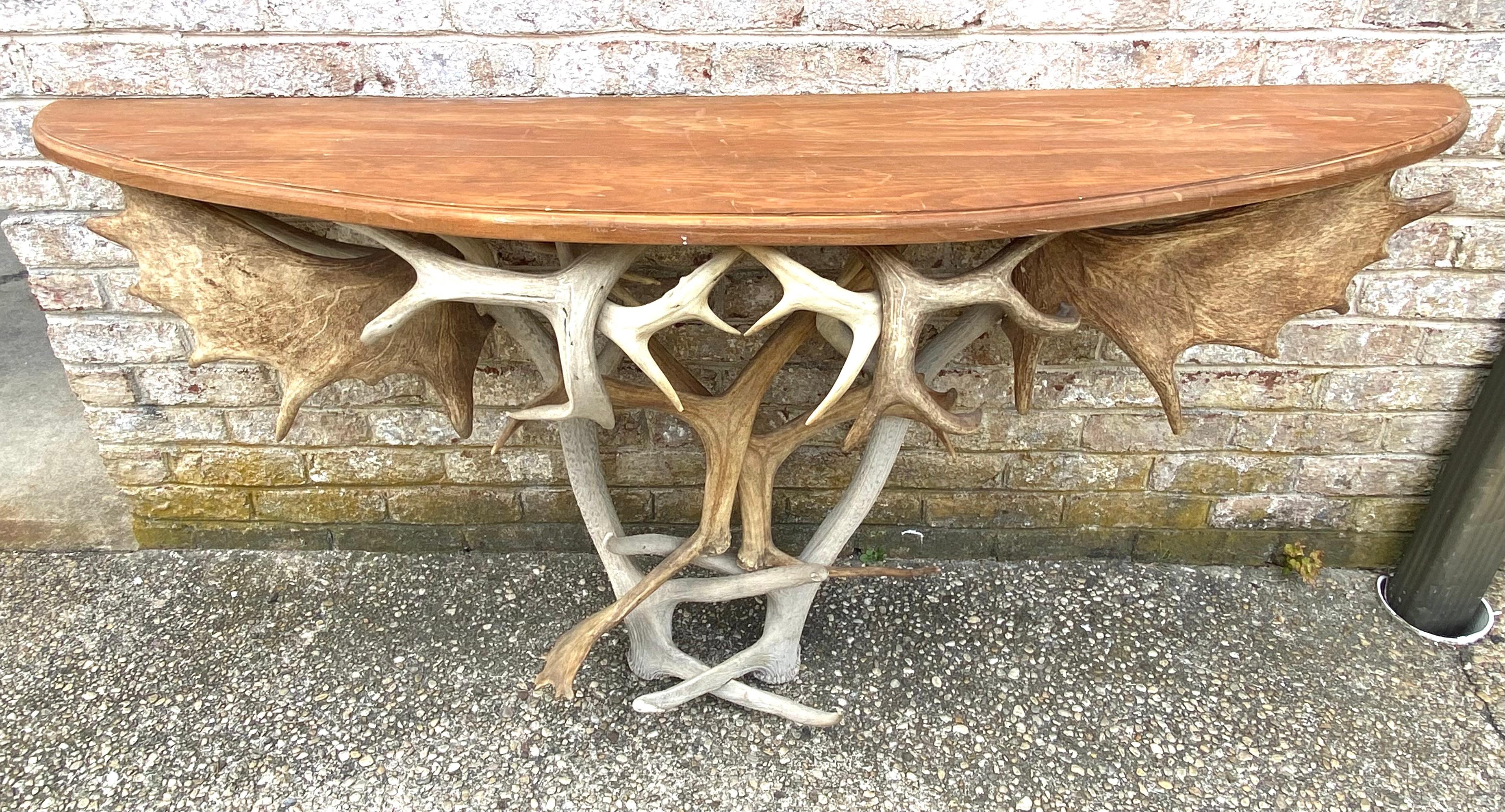 antler coffee table