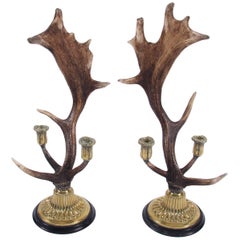 Antler Candelabras