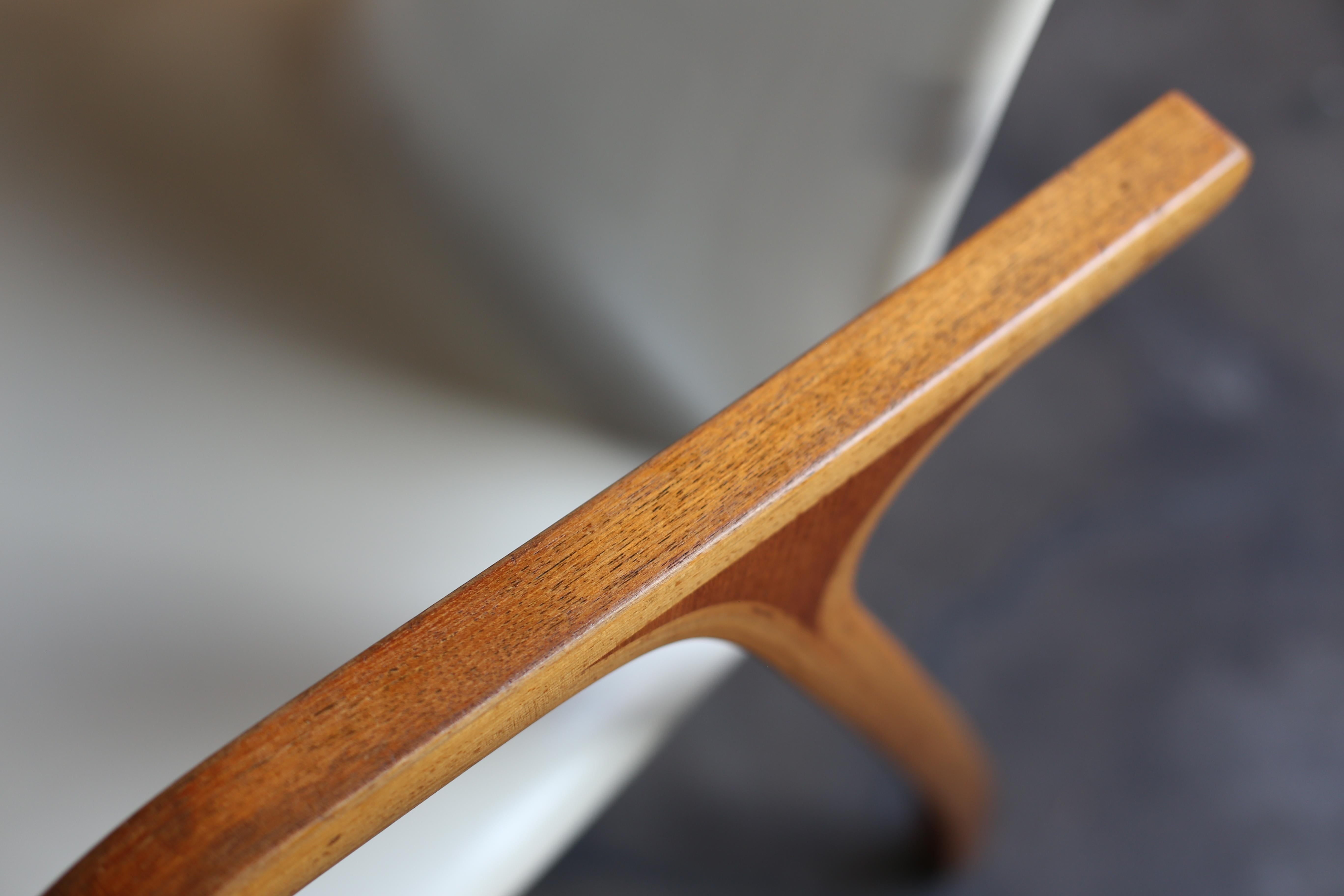 Teak Antler Chair designed by Junzo Sakakura Architectural Office for Tendo Mokko For Sale