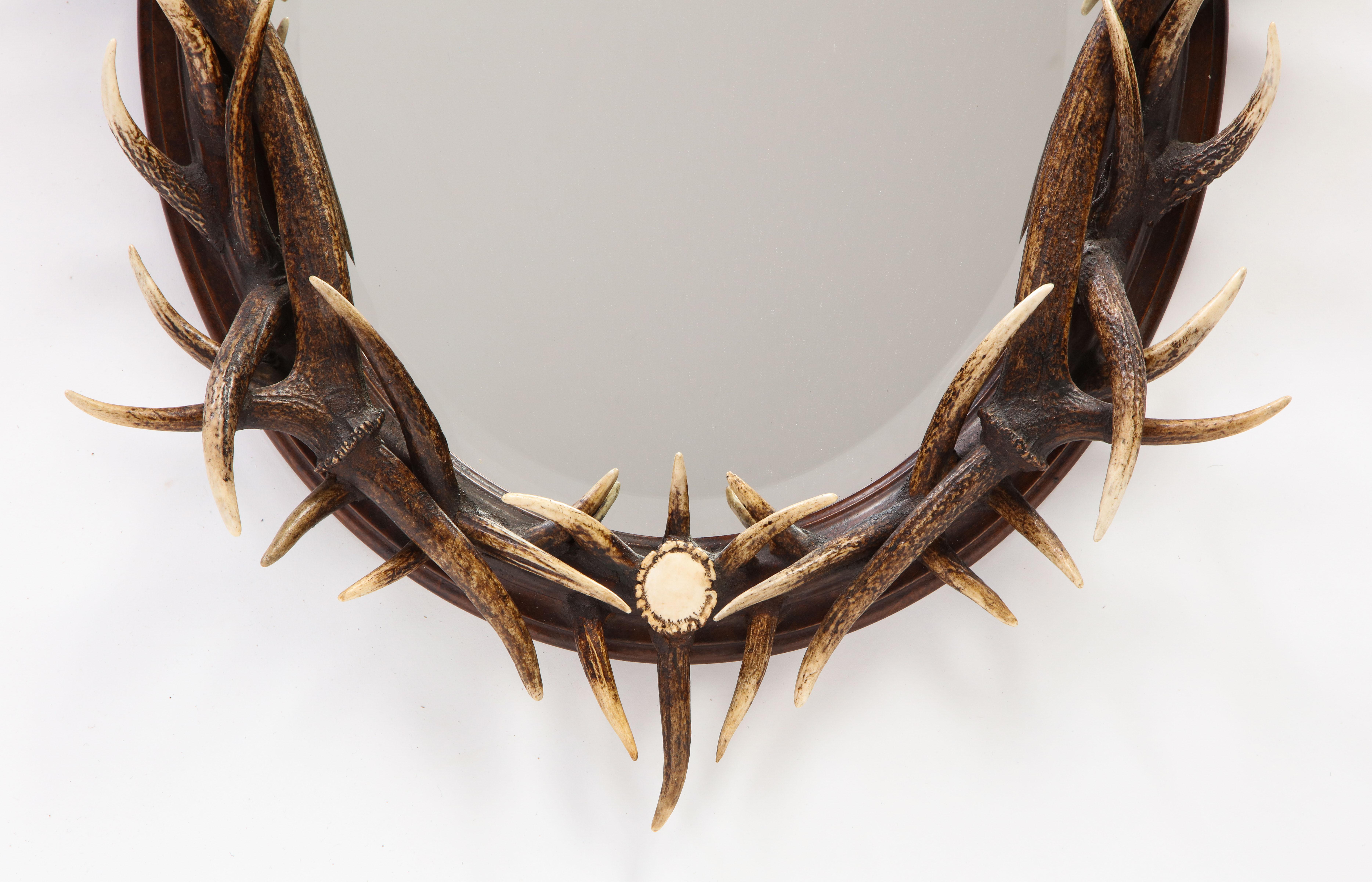 Antler-Mounted Mirror, 20th Century 1
