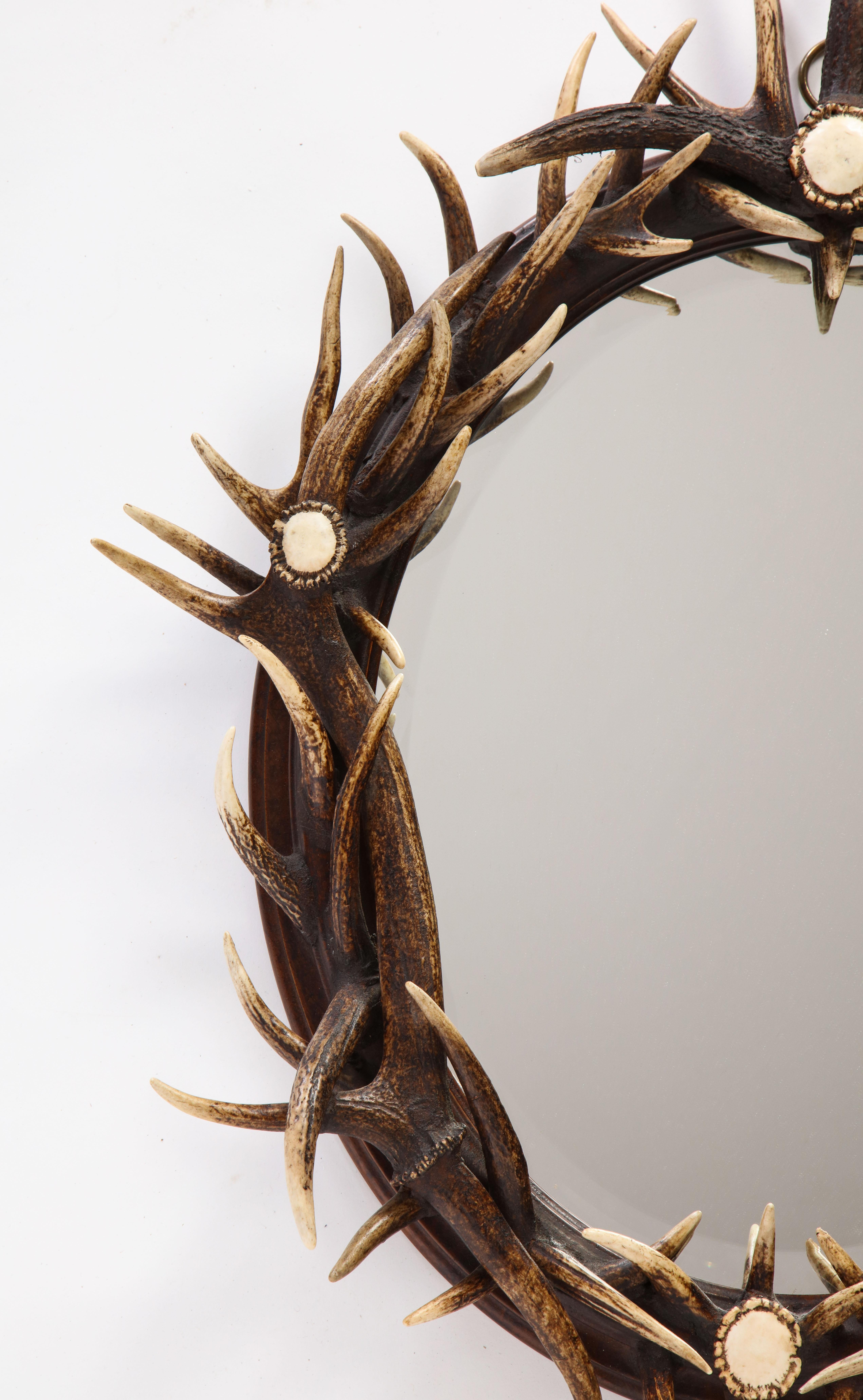 Antler-Mounted Mirror, 20th Century 2