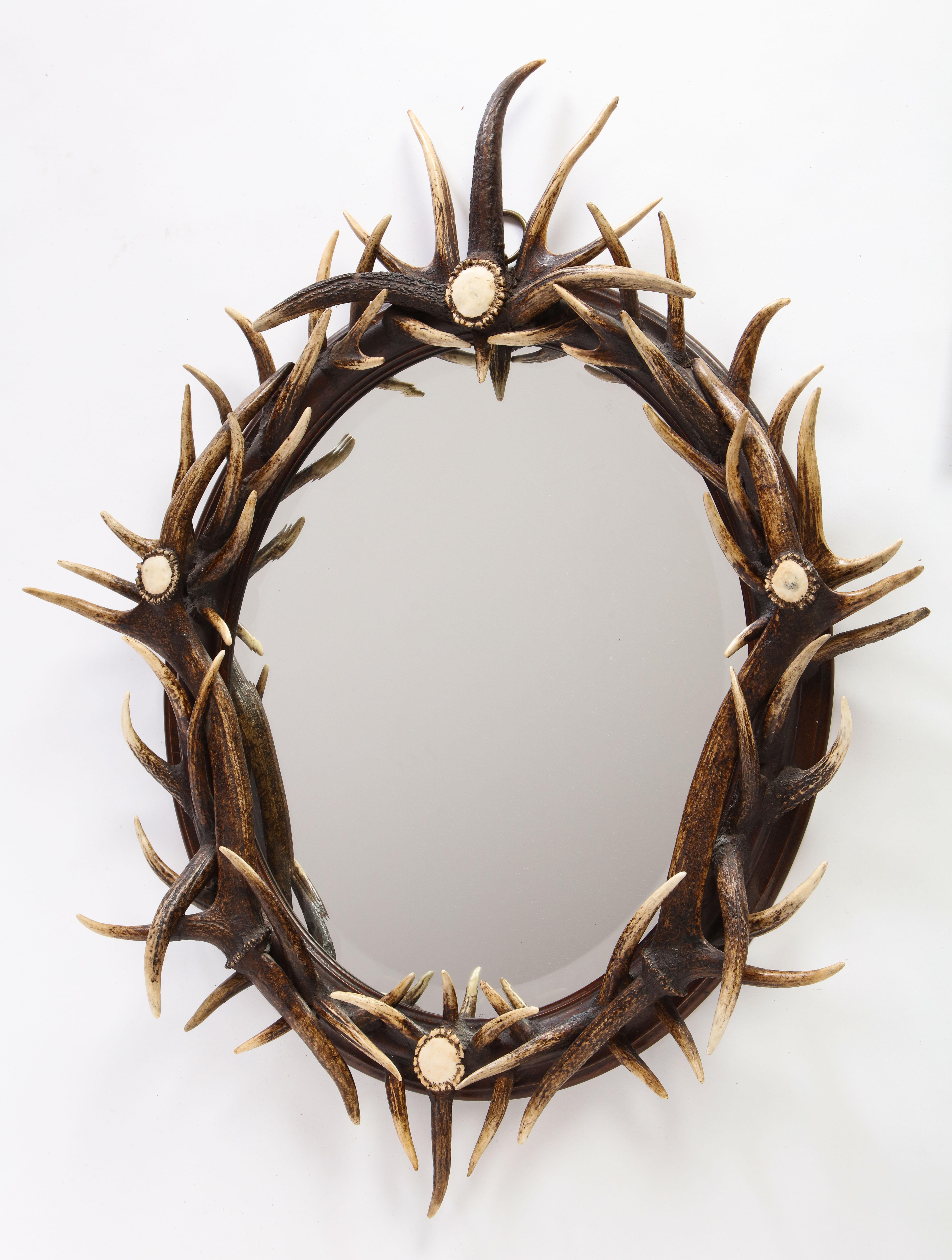 Antler-Mounted Mirror, 20th Century 5